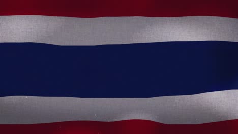 Thailands-Nationalflagge-Waving