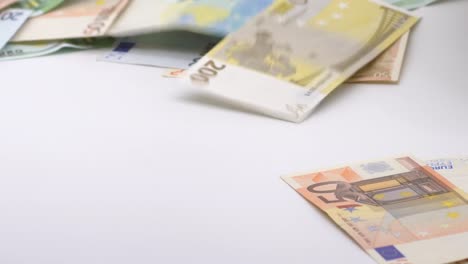 Slow-motion-of-euros-are-flying-and-falling.-Euro-banknotes-different-values