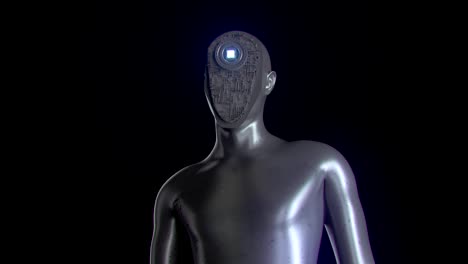 Highly-Stylized-Render-of-an-Advanced-Cyborg,-Android,-Robot,-AI.