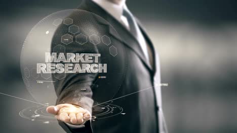 Market-Research-with-hologram-businessman-concept