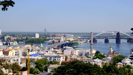 Panorama-Videobild-Stadtbild-Top-Ansicht