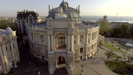 Aerial-view-of-Odessa-Opera-house-in-Ukraine