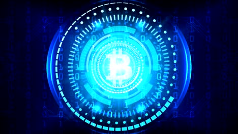 Animación-abstracta-de-la-tecnología-digital-de-la-moneda-bitcoin