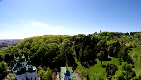 Aerial-view-the M.-M.-Hryshko-National-Botanical-Garden