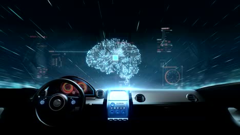 Inside-of-Future-hybrid-cars,-Brain-connect-digital-lines,-expanding-artificial-intelligence.