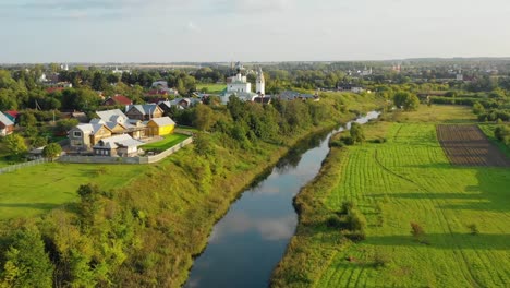 Aerial-view-of-the-countryside-and-Holy-Alexander-Monastery