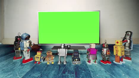 retro-robot-walk-in-and-watch-a-film-then-walk-out-stop-motion