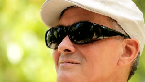 Happy-Blind-Man-Reading-Braille-Language-On-Book