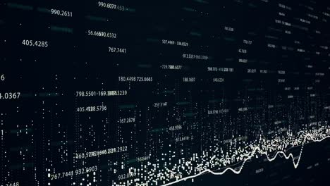 Abstract-background-with-animation-of-growing-charts