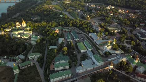 Aerial-View-Of-Kiev-Pechersk-Lavra,-Kyiv,-Ukraine