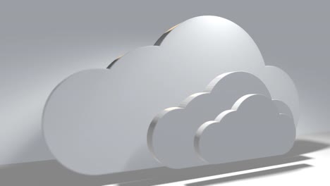 Cloud-computing-IoT-Onlinespeicher-Technologie-3D-animation