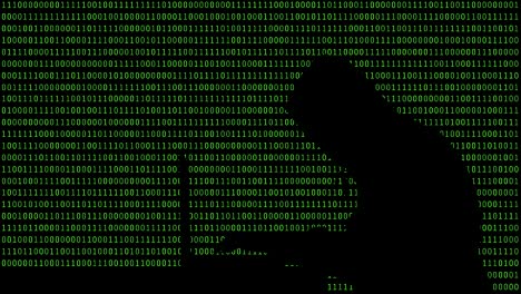 Hacker-de-teclear-en-un-ordenador-portátil-con-los-números-01-o-binario-en-la-pantalla-de-matrix-de-fondo-de-monitor,-el-código-de-datos-Digital-en-concepto-de-tecnología-de-seguridad.-Ilustración-abstracta-de-la-forma-humana