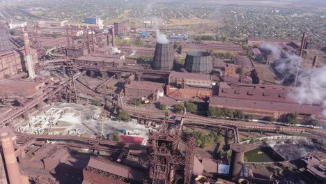 Cooling-towers-and-blast-furnaces-of-the-Metallurgical-Plant.