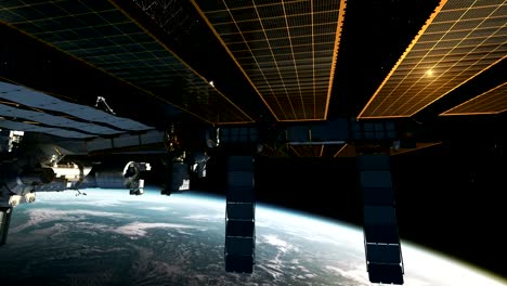 International-Space-Station-In-The-Rays-Of-Sun