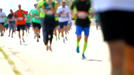 Menschen-Laufen-in-der-marathon