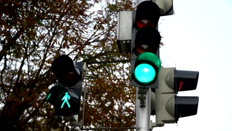 Luz-de-freno.-Luces-de-tráfico-trabajan-en-una-gran-ciudad-en-una-encrucijada.