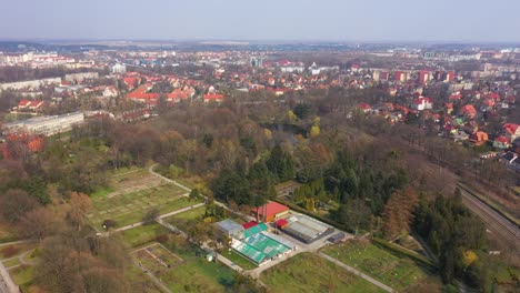 Aerial-view-of-the-botanical-garden