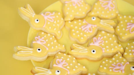 Easter-sugar-cookies-decorated-with-royal-icing-of-different-colors.