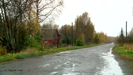 Pueblo-ruso-en-otoño