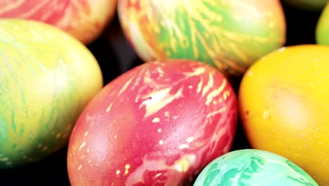 Multi-colored-Easter-eggs