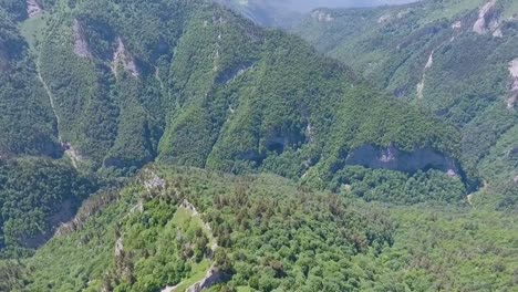 Wooded-Caucasus-mountains.-Aerial-view.