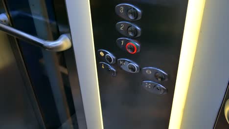 Button-of-Lift-to-go-Up.-Metal-elevator.-Button-with-the-arrow-pointed-up.