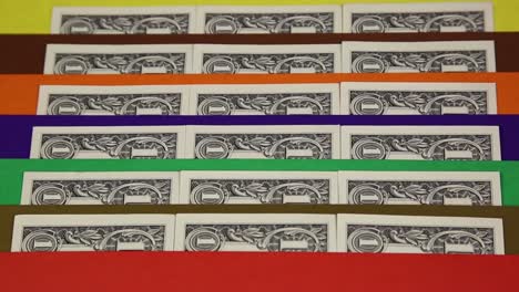 Paper-money-and-colorful-colorful-stripes.