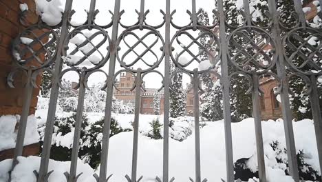 Chernivtsi-University-(the-former-Metropolitans-residence),-Ukraine.-winter