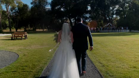 Bride-Walking-with-her-Father