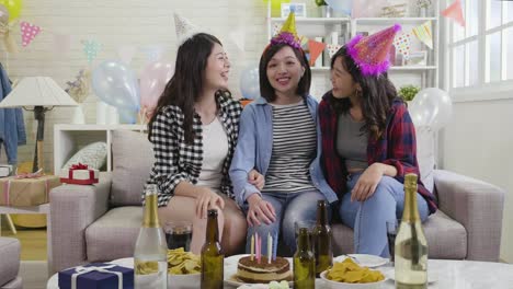 women-friendship-celebrate-with-gifts-and-alcohol