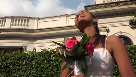 Bride-with-Flowers