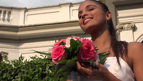 Bride-with-Flowers