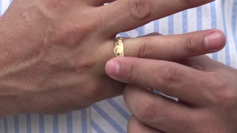 Closeup-of-Man's-Wedding-Ring