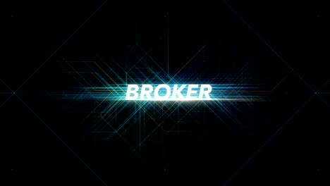 Digitale-Leitungen-Tech-Wort---BROKER