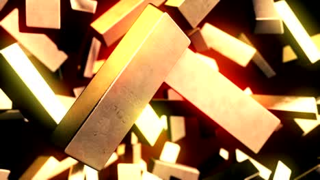 Abstract-CGI-motion-graphics-with-golden-bars