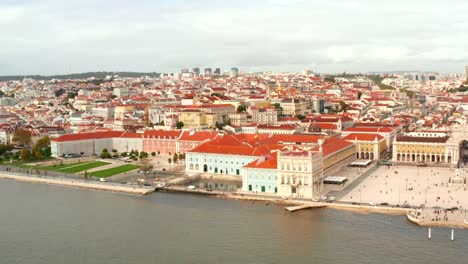 Aerial-view-of-the-famous-Praca-do-Comercio