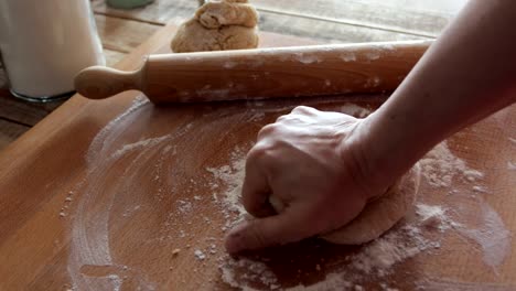 Easter-cake-making,-close-up