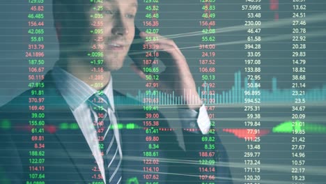 Businessman-investor-analysis-stock-market-data-with-smartphone-with-black-background-and-stock-market-screen-double-exposure