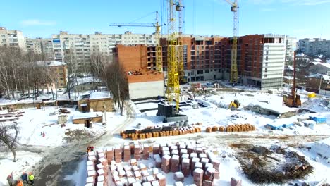 Construction-site-with-cranes