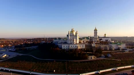 Aerial-view-of--Pochaev-Monastery