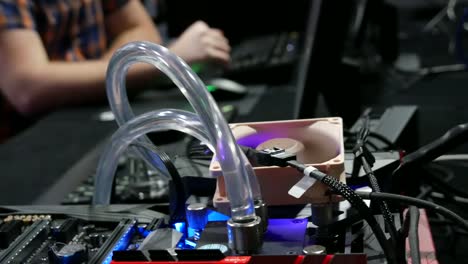 Water-cooling-for-CPU.-High-tech.