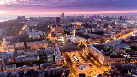 Independence-Square.-Ukraine.-Aerial-view.-City-center.-Kyiv.