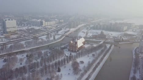 Die-Kathedrale-in-Kaliningrad,-Russland