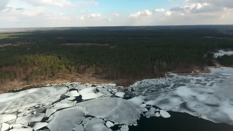 Aerial-photography-of-the-Dnieper-River-from-a-bird's-eye-view.