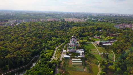 Aerial-view-of-St.-Panteleimon's-Cathedral-in-Kiev