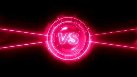 Futuristic-sports-game-loop-animation.-Versus-fight-background.-Radar-neon-digital-display.-VS.-Game-control-interface-element.-Battle-fight-sports-competition.