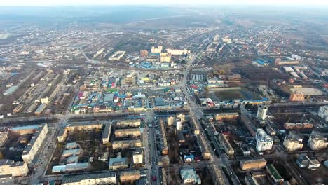 Panoramic-Aerial-drone-view-of-city