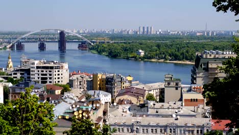 Panorama-Videobild-Stadtbild-Top-Ansicht