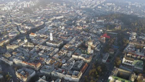 Panorama-der-antiken-Stadt.-Ukraine-Lviv-City