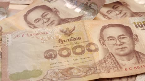 Dolly-Schuss-von-thailändischen-Banknoten